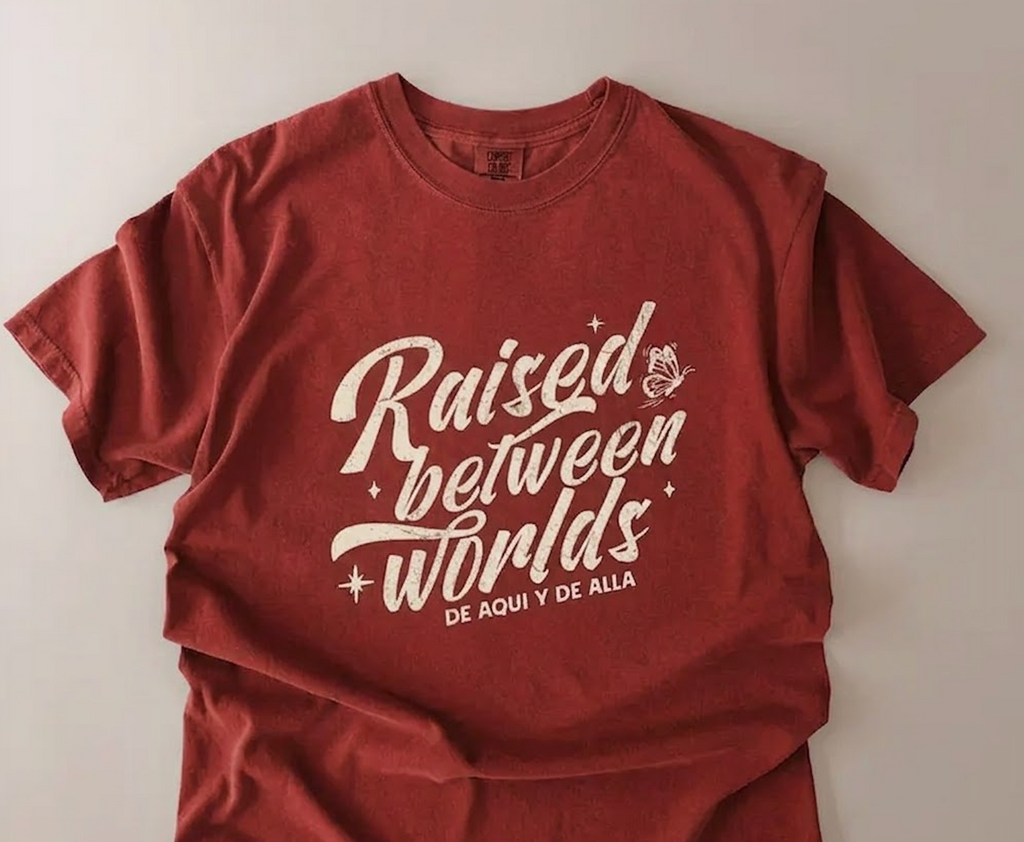 Raised Between Worlds Tee